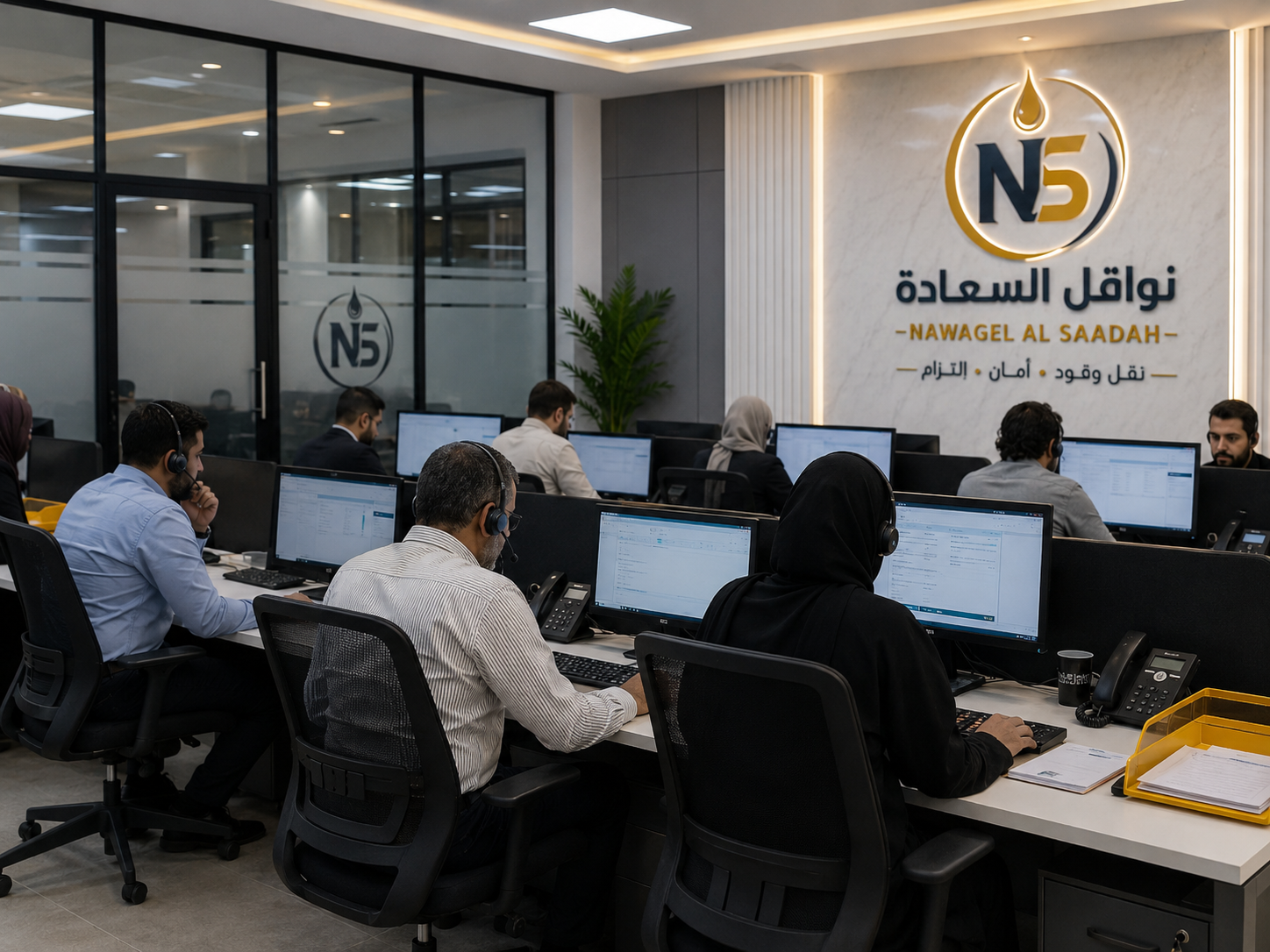 فريق العمليات في نواقل السعادة